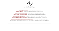 Desktop Screenshot of alex-johnson-productions.com